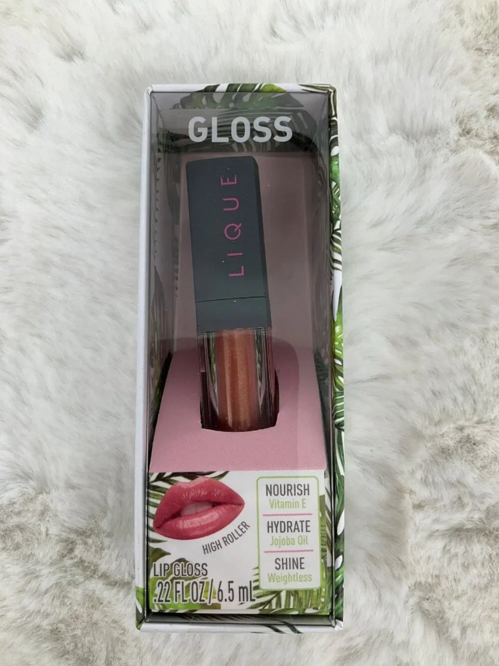 LIQUE Lip Care Lip Gloss High Roller & Lip Plumper Clear 2 pc lot NEW sealed